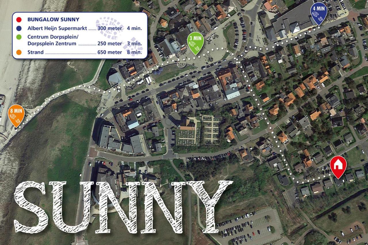 Bungalow Sunny, Lekker Uitwaaien Op Het Strand! Callantsoog Luaran gambar